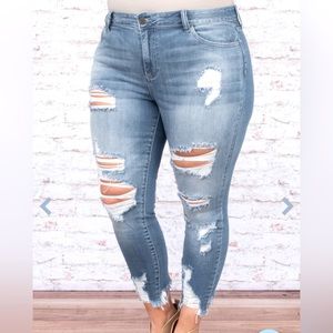 Skinny Distressed Jeans